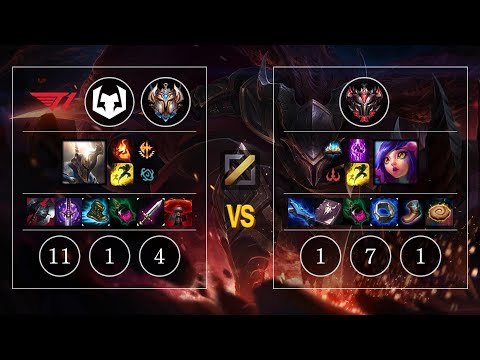 T1 Closer Pantheon vs Neeko Mid - KR Challenger Patch 10.11