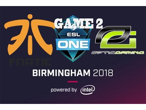 Live Dota 2 FNATIC vs OPTIC GAMING [BIRMINGHAM 2018] BO 3 - GAME 2
