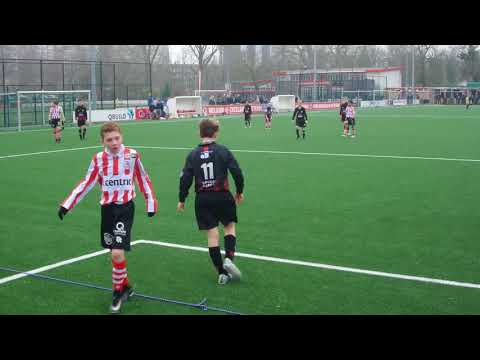 2e kwart Excelsior R'dam O12 – Sparta R’dam O12 (13-1-2018); Overall einduitslag: 5-15