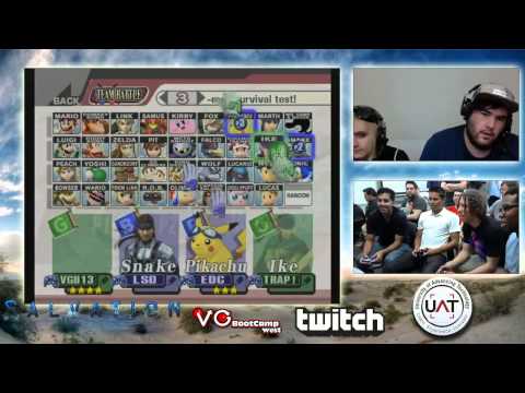 Brawl - Salvation Doubles - WSF - FOW & MJG (Green) vs Lycan & Z (Blue) - SSBB - SSBB