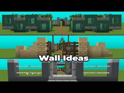 EPIC Minecraft Wall Designs & Ideas!