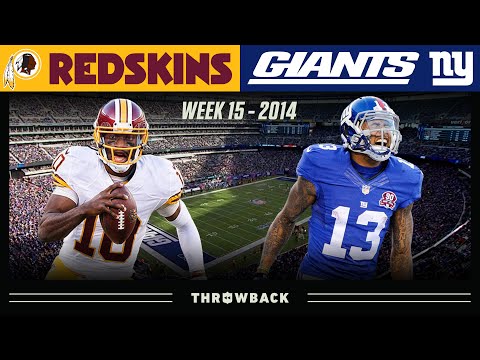 Rookie OBJ Carries the G-Men! (Redskins vs. Giants 2014, Week 15)