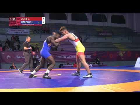 Round 1 GR - 87 kg: S. WEHIB (EGY) v. U. MANOUAN (CIV)