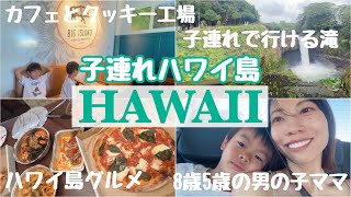 【子連れハワイ】ハワイ島のヒロ観光やクッキー工場、絶品グルメが盛りたくさん🌈8歳5歳の男の子ママ