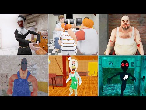 Keplerians Official Vs Ripoff Games Full Gameplay | Evil Nun Vs Ice Scream 7 Vs Mr Meat 2
