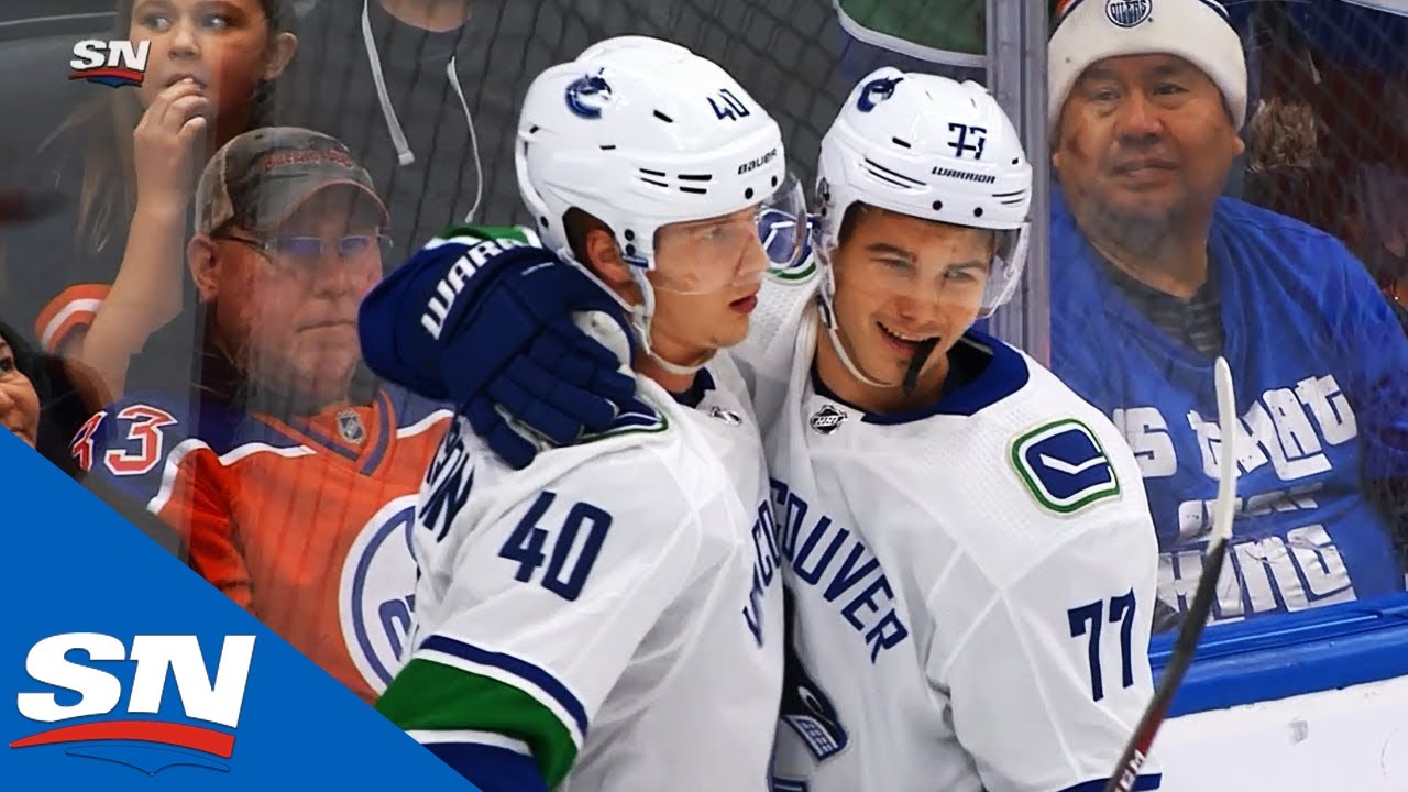 Vidéo: Elias Pettersson fait un autre PAVEL BURE...