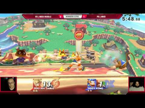 VS Weekly 4/20/17 - Winners Qtrs - NickRiddle (ZSS) vs. MVD (Diddy) - Smash 4