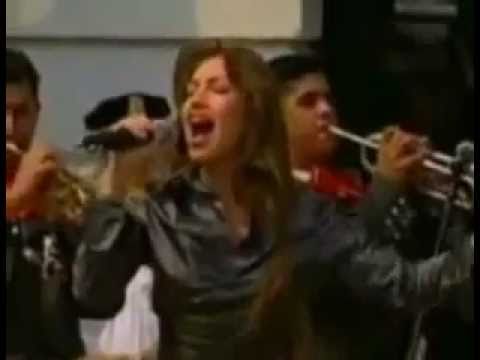 Thalia The Legend At The White House With George Bush