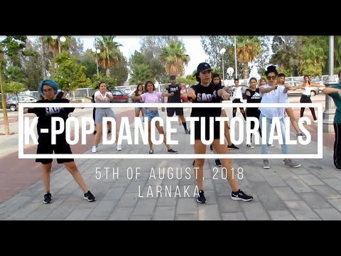 180805 K-POP DANCE TUTORIALS IN PUBLIC @ LARNAKA, CYPRUS