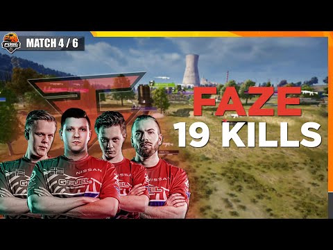 PUBG PSL S9 Spring Challenge • Round 6 - FAZE CLAN 19 KILLS