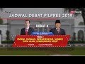 Catat! Ini Jadwal Dan Tema Debat Pilpres 2019 - Pemilu Rakyat 01/01