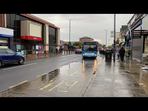 Rare Dest! 7 To Town Centre Stagecoach Hartlepool 34605 NK04 NPF Dennis Dart