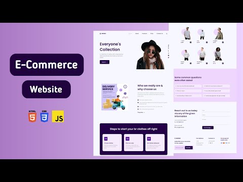 Building a Responsive E-Commerce Website from Scratch with HTML, CSS, and JS