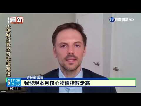 美消費者物價指數飆9.1% 再創40年新高