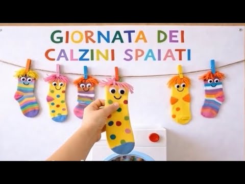 La canzone dei calzini spaiati- con attività e lavoretti in classe