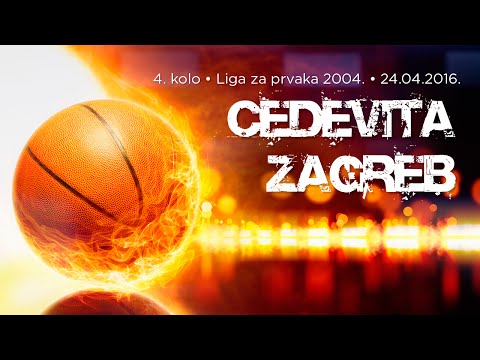 Cedevita - Zagreb // 4. kolo // Liga za prvaka 2004. // 24.04.2016.