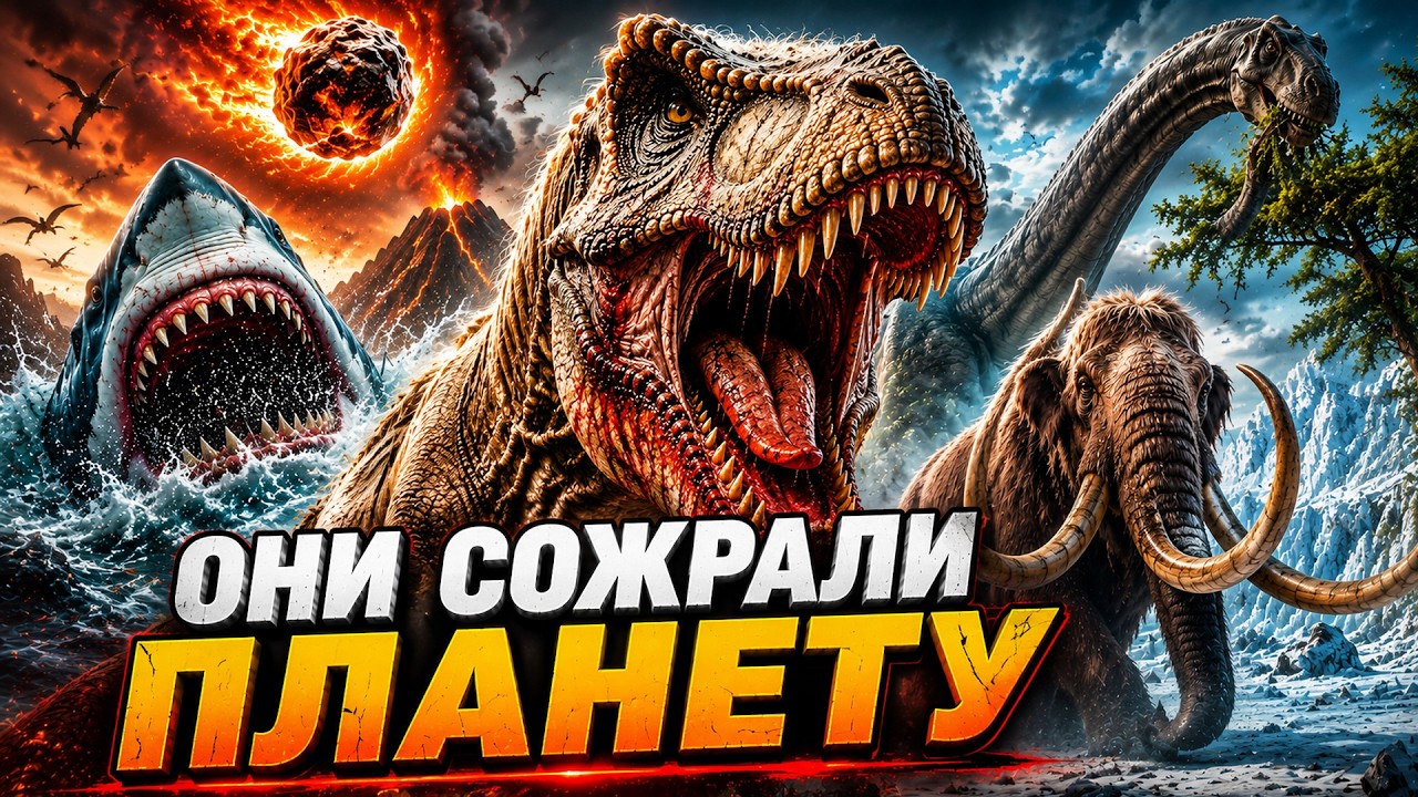 Как ОБЖОРСТВО уничтожало древний мир | Самые прожорливые монстры Земли
