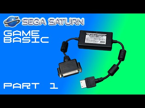 🇯🇵 Sega Saturn Game Basic: Part 1 (Windows Communication Cable) [TCE #0356]