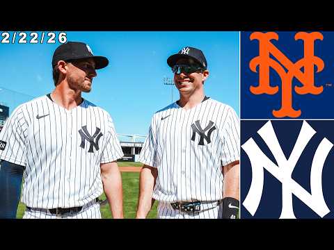 New York Yankees Spring Training Highlights: vs New York Mets | 2/22/26