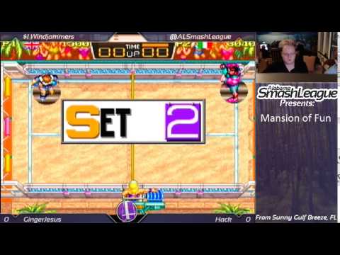Smash(ed) at the McMansion 5 - Ginger Jesus vs. Hack - WINDJAMMERS