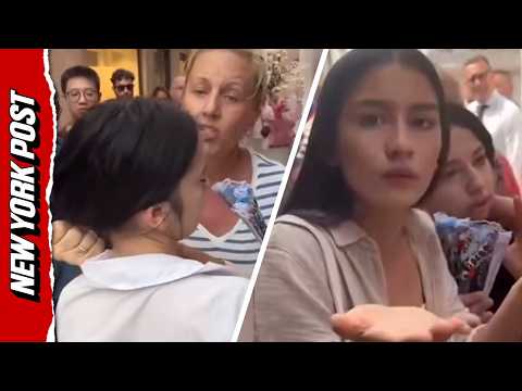 Badass Mom-of-8 Grabs Venice Pickpocket by Ponytail — Demands Stolen Bag Back