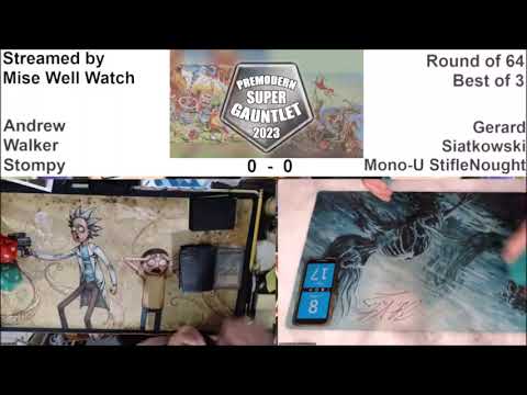 Premodern Super Gauntlet 2023 - Round of 64 - Stompy vs Mono-U StifleNought