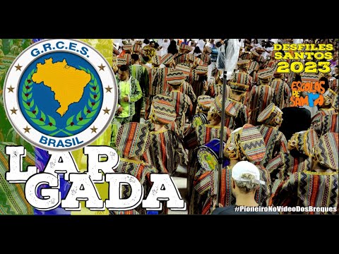 GRCES BRASIL 2023 DESFILE - Carnaval de Santos - LARGADA/PISTA #BotaOFone #PioneiroNoVídeoDosBreques