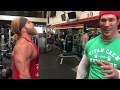 Mike O'Hearn taking Shaun Razaei & James Maslow thru a killer biceps workout