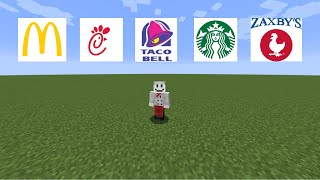 Fast-Food Restaurants Portrayed By Minecraft
