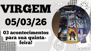 VIRGEM ♍ 05/03/26 Proteja seu relacionamento de opiniões externas 🙉