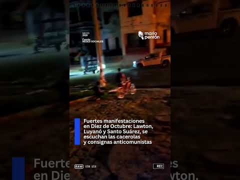 #ULTIMAHORA 🔴Fuertes manifestaciones en Diez de Octubre: Lawton, Luyanó y Santo Suárez