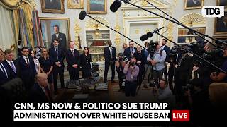 WATCH LIVE | CNN, MS NOW & Politico Sue Trump Administration Over White House Ban | LIVE