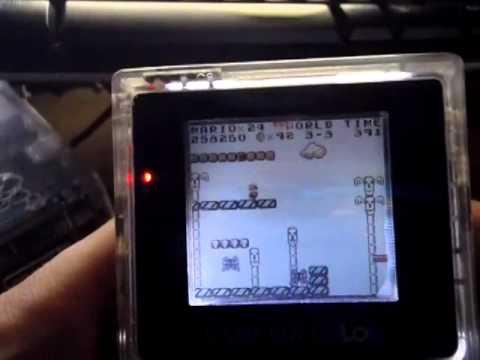 Super Mario Land Color Hack - Game Boy Color Front light Mod