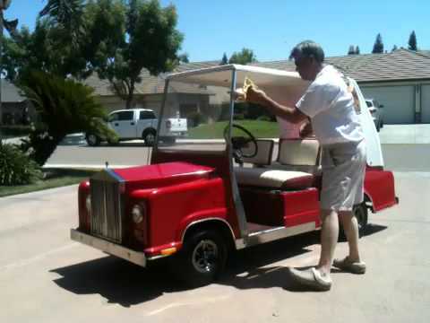 Rolls Royce golf cart