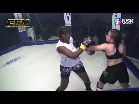 Iusk Produções - CFN Carlucha Figth Nigth - Muay Thai - Luzia x Yasmin