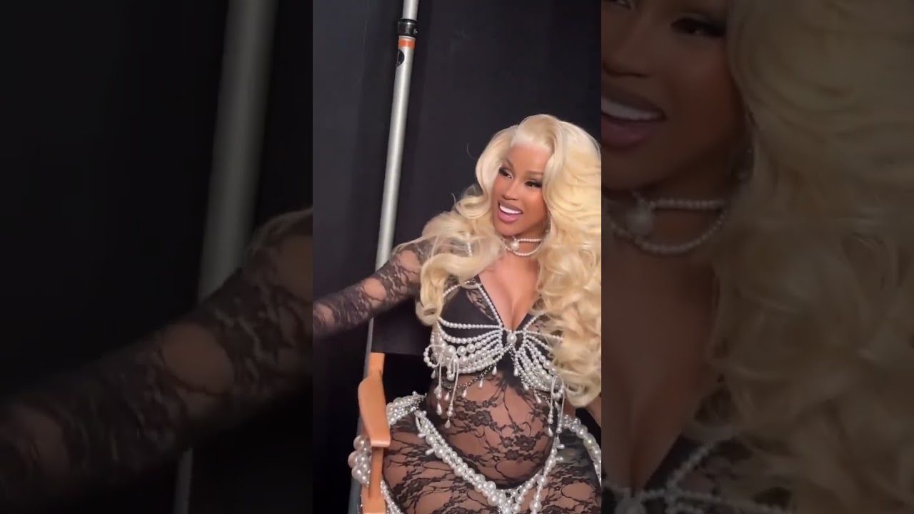 Cardi B tonight for her Apple Music album release party. #cardib #aitd #amithedrama