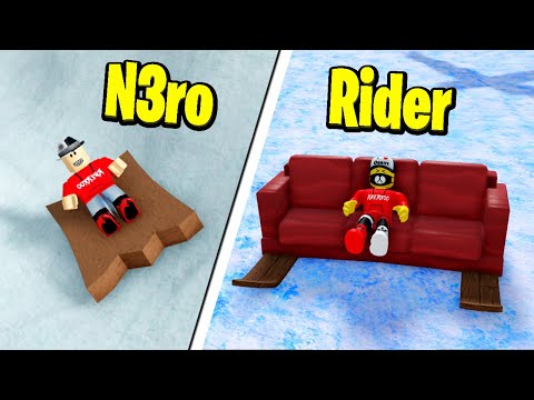 RIDER A NERO JEZDÍ NA BOBECH! (Roblox Sled Simulator)