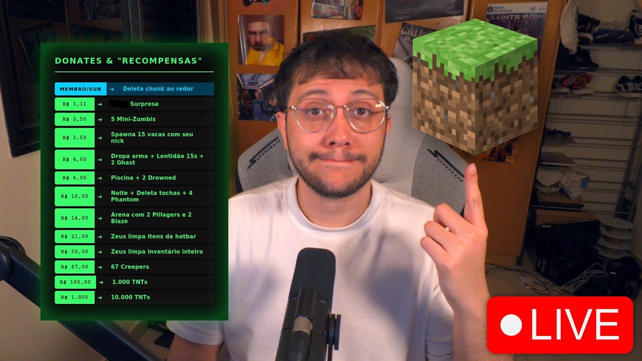 tentando "zerar" mine enquantos DONATES me atrapalham !lista !pix