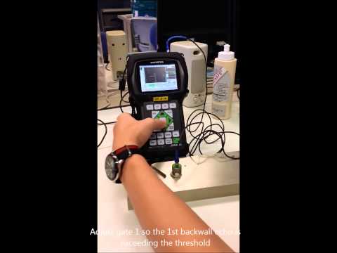 Ultrasonic Testing 1 - EPOCH LTC Straight beam transducer