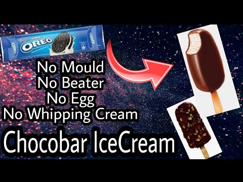 Chocobar IceCream||No Mould,No Beater,No Whipping Cream,No Egg||OREO IceCream|Itlu Mee Sravanthi...