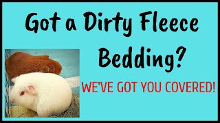 How to Wash Guinea Pigs Fleece Bedding?