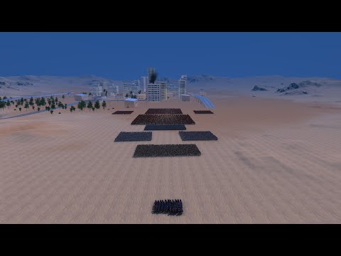 7000 Medievals vs 300 Golden Knights in Multiple Attacks - Ultimate Epic Battle Simulator