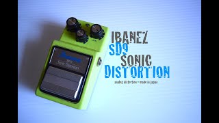 Video thumbnail for IBANEZ SD9 SONIC DISTORTION by KRAZEEIZATION