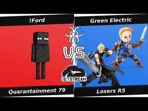 Quarantainment 79 Losers R5 - !Ford (Steve) Vs Green Electric (Cloud, Mii Swordfighter) - SSBU