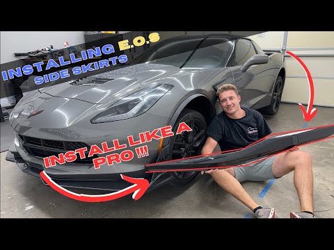 Step by Step Guide: Installing EOS C7 Corvette side skirts like a Pro! (Extreme online Store)