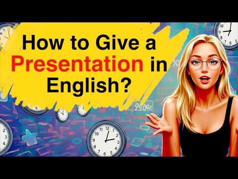 How to Give a Presentation in English Fluently |  English Learning with Podcasts |Beginners Friendly