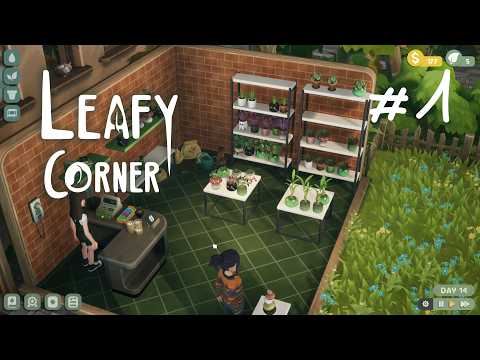 [No Commentary 4K Gameplay] Leafy Corner ☘️ Growing My Little Plant Shop Day by Day ☘️ | part 1