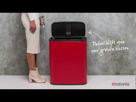 Vipplockskorg Brabantia BO Touch Bin utan Ben Matt Svart 2x30L - Youtube manufacturer video 2