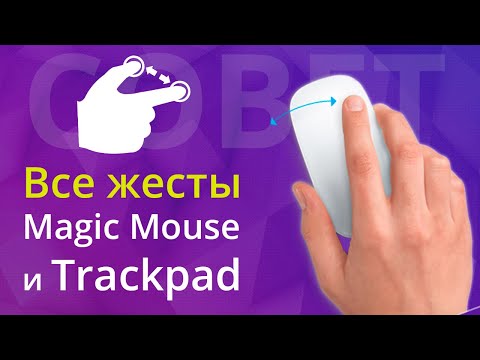 Управление жестами на Apple Magic Mouse