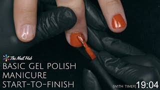 How To Apply Gel Polish Start-to-Finish (Real Time)